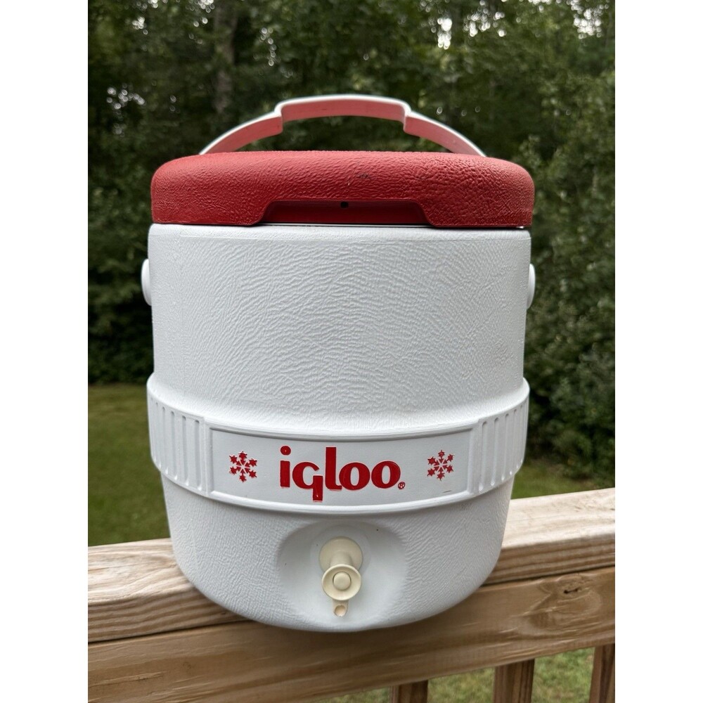 Vintage IGLOO 3 Gallon Water Cooler Jug w/Handle & Spout Made In USA 1990s